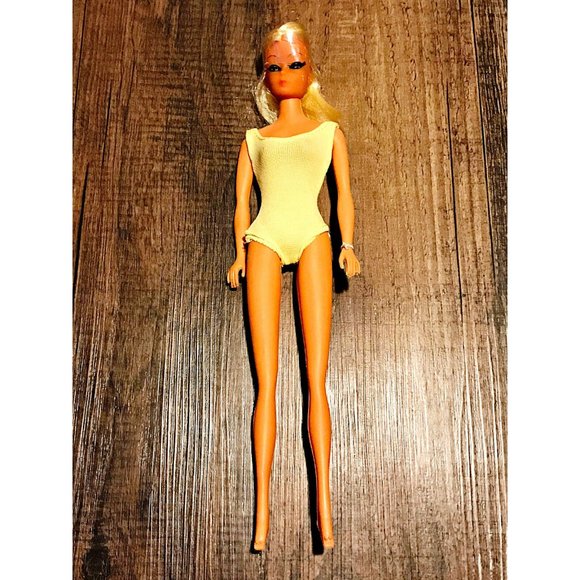 Barbie Clone Judy Doll Hong Kong Hollow Legs Yellow Bathing...